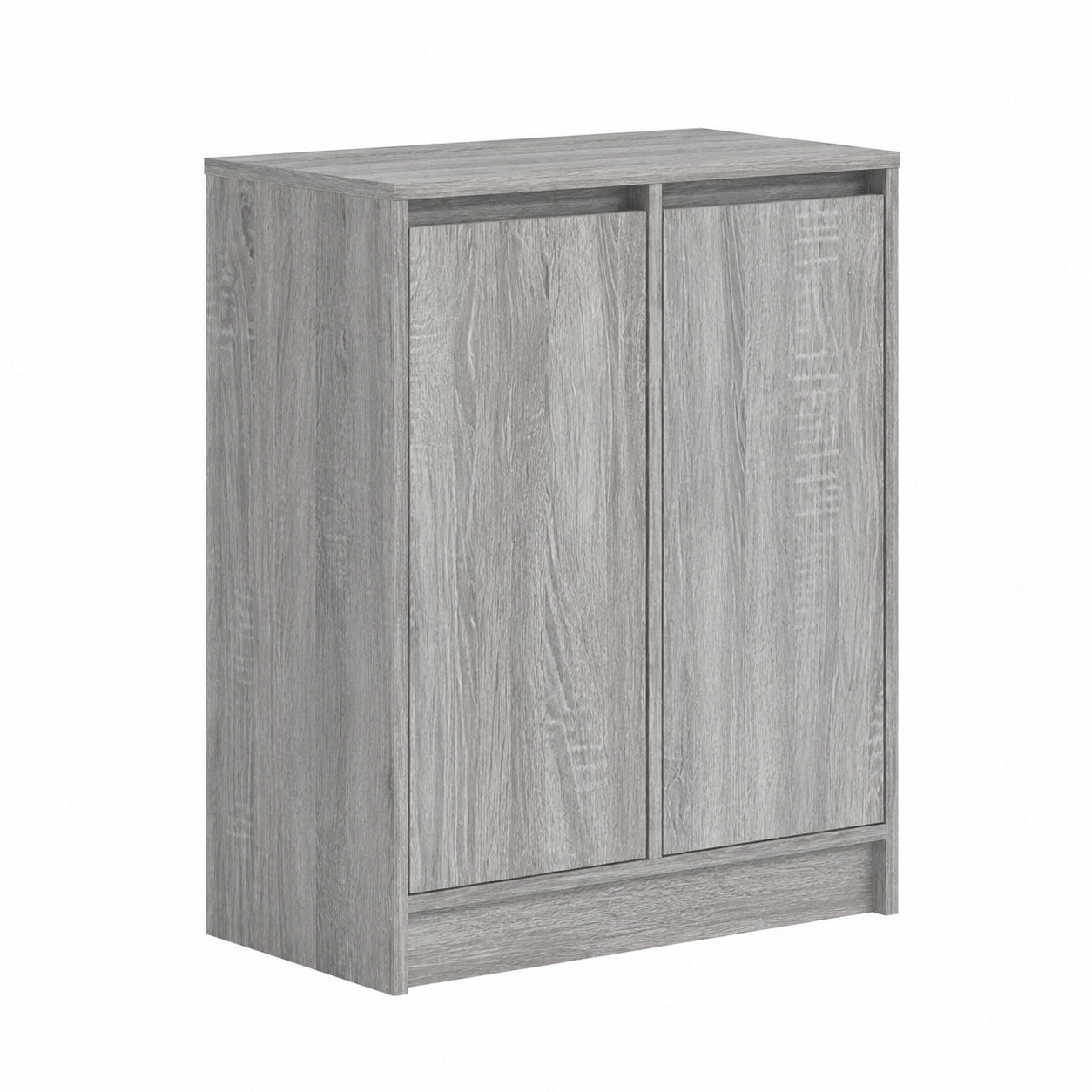 Scarpiera in legno con 2 ante e 8 ripiani, salvaspazio per corridoio, design moderno